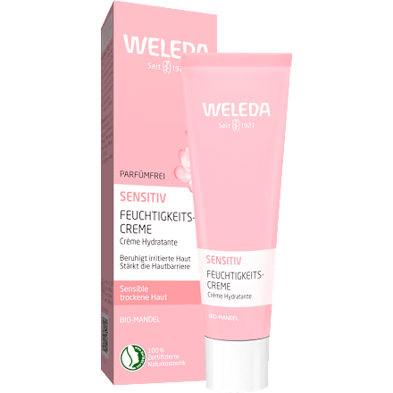 Feuchtigkeitscreme Sensitiv Mandel, 30 ml - VivaVoss