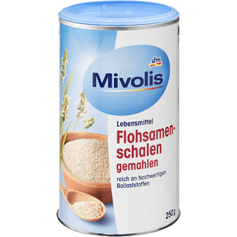 Flohsamenschalen gemahlen Mivolis