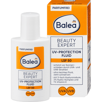 Fluid Beauty Expert UV - Protection LSF50, 50 ml Serum & Kur by Balea – Available at VivaVoss