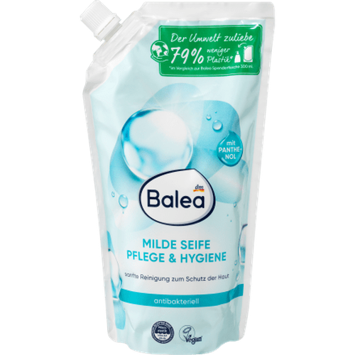 Flüssigseife, milde Seife Pflege & Hygiene, antibakteriell, Nachfüllpack, 500 ml Pflege & Parfum,Handpflege & Seife,Flüssigseife by Balea – Available at VivaVoss