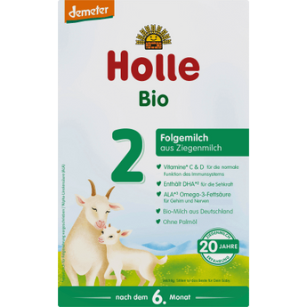 Folgemilch 2 aus Ziegenmilch nach dem 6. Monat, 400 g - VivaVoss