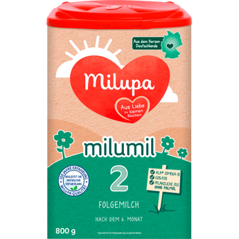 Folgemilch 2 Milumil nach dem 6.Monat, 800 g - VivaVoss