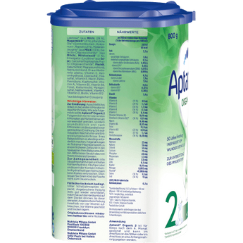 Folgemilch 2 Organic nach dem 6. Monat, 800 g - VivaVoss