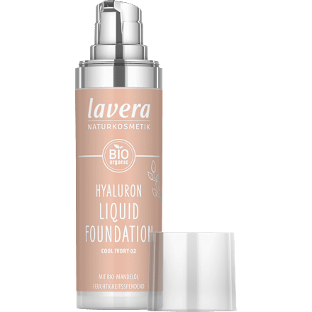 Foundation Hyaluron Liquid 02 Cool Ivory lavera NATURKOSMETIK