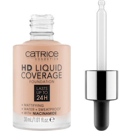 Foundation Liquid HD Coverage 20 Rose Beige