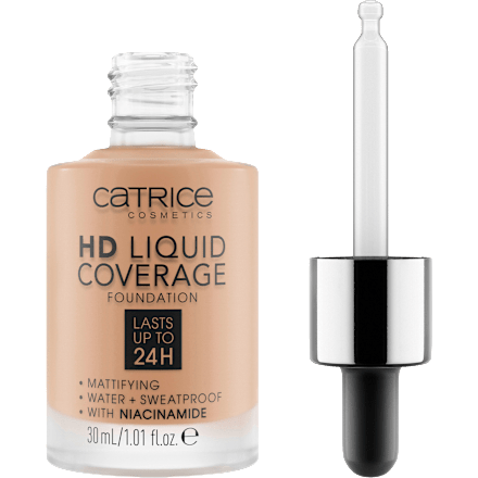 Foundation Liquid HD Coverage 40 Warm Beige