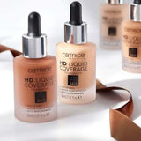 Foundation Liquid HD Coverage Waterproof 005 Ivory Beige