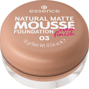 Foundation Natural Matte Mousse 03 essence