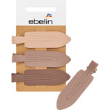 Friseurklemmen creme, braun, beige, 3 St - VivaVoss