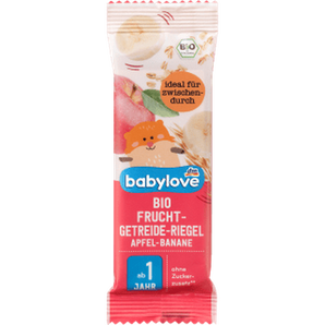 Frucht - Getreide - Riegel Apfel - Banane ab 1 Jahr, 25 g Baby Snack by Babylove – Available at VivaVoss