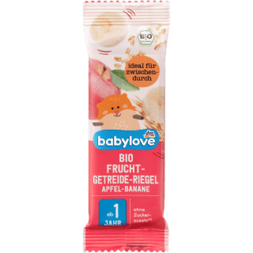 Frucht - Getreide - Riegel Apfel - Banane ab 1 Jahr, 25 g Baby Snack by Babylove – Available at VivaVoss