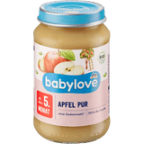 Früchte Apfel pur ab dem 5. Monat, 190 g Puree by BabyLove – Available at VivaVoss