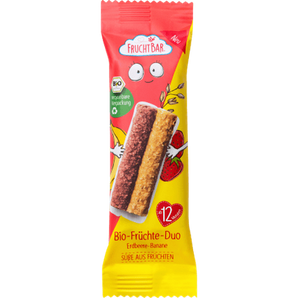 Fruchtriegel Erdbeere, Banane, Hafer, ab 12 Monaten, 27 g Baby Snack by FruchtBar – Available at VivaVoss