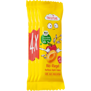 Fruchtriegel mit Getreide Aprikose, Apfel, Hafer, ab 1 Jahr, (4x23 g), 92 g Baby Snack by FruchtBar – Available at VivaVoss