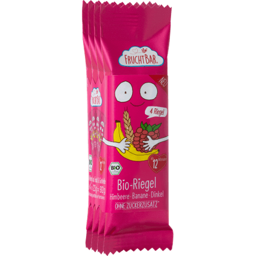 Fruchtriegel mit Getreide Himbeere, Banane, Dinkel (4x23 g), 92 g Baby Snack by FruchtBar – Available at VivaVoss