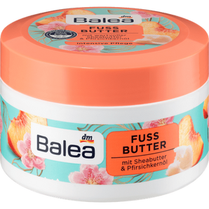 Fußbutter Sheabutter & Pfirsichkernöl, 150 ml Balea, Pflege & Parfum,Fußcreme & Fußpflege,Hornhaut by Balea – Available at VivaVoss