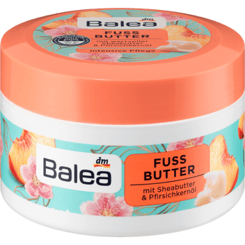 Fußbutter Sheabutter & Pfirsichkernöl, 150 ml Balea, Pflege & Parfum,Fußcreme & Fußpflege,Hornhaut by Balea – Available at VivaVoss