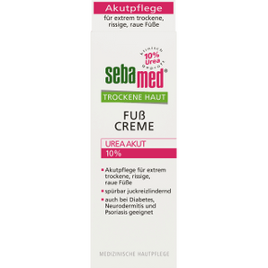 Fußcreme trockene Haut 10 % Urea Akut, 100 ml - VivaVoss