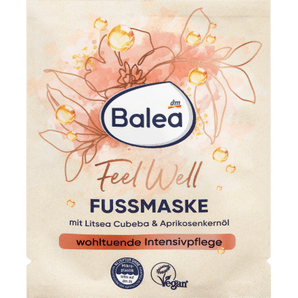 Fußmaske Feel Well Litsea Cubeba & Aprikosenkernöl, 15 ml Fußcreme & Fußpflege by Balea – Available at VivaVoss
