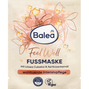 Fußmaske Feel Well Litsea Cubeba & Aprikosenkernöl, 15 ml Fußcreme & Fußpflege by Balea – Available at VivaVoss