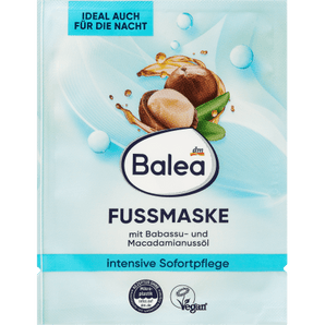 Fußmaske mit Babassu - & Macadamianussöl, 15 ml Fußcreme & Fußpflege by Balea – Available at VivaVoss