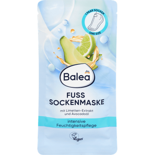 Fußmaske Socken, intensive Feuchtigkeitspflege (1 Paar), 2 St Fußcreme & Fußpflege by Balea – Available at VivaVoss