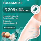 Fußmaske Socken intensive Pflege mit Sheabutter & Macadamia (1 Paar) Schaebens