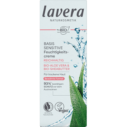 Gesichtscreme Basis Sensitiv trockene Haut lavera NATURKOSMETIK