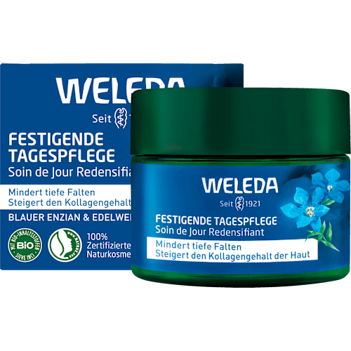 Gesichtscreme festigend blauer Enzian & Edelweiß, 40 ml - VivaVoss