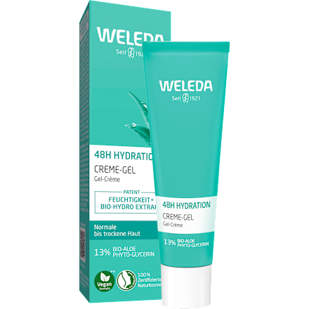 Gesichtscreme Gel 48H Hydration, 30 ml - VivaVoss