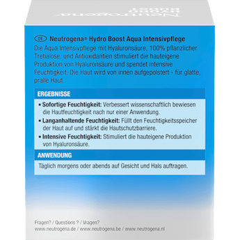 Gesichtscreme Hydro Boost Aqua Intensiv Neutrogena