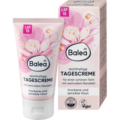 Gesichtscreme reichhaltig LSF 15, 50 ml Gesicht by Balea – Available at VivaVoss