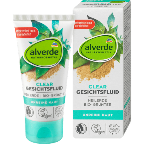 Gesichtsfluid Clear, 50 ml Gesichtscreme by alverde NATURKOSMETIK – Available at VivaVoss