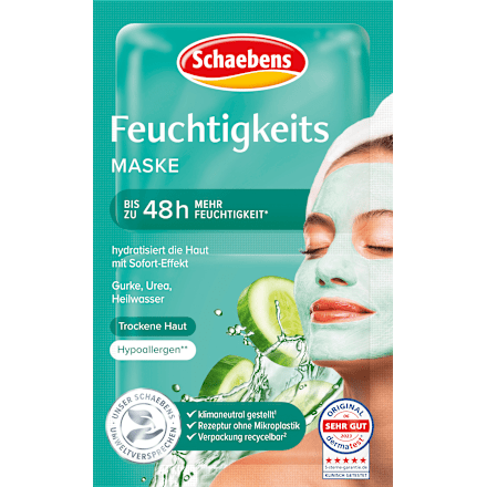 Gesichtsmaske Feuchtigkeit Sofort-Effekt (2 x 5 ml) Schaebens