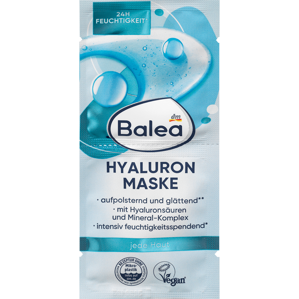 Gesichtsmaske Hyaluron (2x8 ml), 16 ml - VivaVoss
