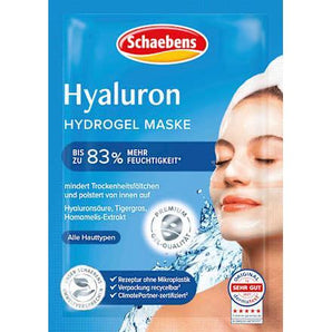 Gesichtsmaske Hyaluron Hydrogel Schaebens