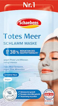 Gesichtsmaske Totes Meer Schlamm Schaebens