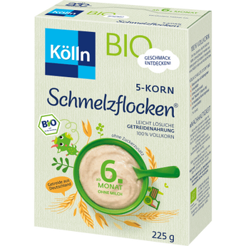 Getreidebrei 5 - Korn Schmelzflocken ab dem 6. Monat, 225 g - VivaVoss