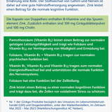 ginkgo + B - Vitamine + Cholin Kapseln 40 St, 22,4 g - VivaVoss