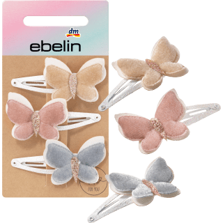 Haarclipse Schmetterlinge, 3 St - VivaVoss