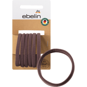 Haargummi braun weich, 6 St - VivaVoss