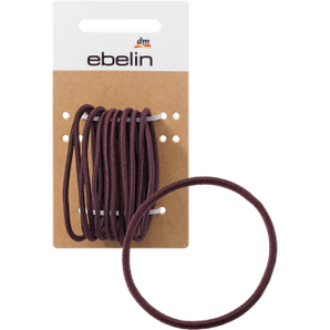 Haargummis dünn braun, 12 St - VivaVoss