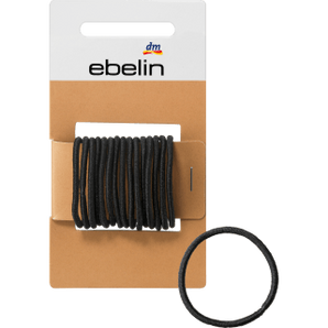 Haargummis dünn schwarz, 15 St - VivaVoss