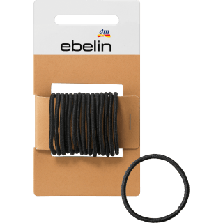 Haargummis dünn schwarz, 15 St - VivaVoss