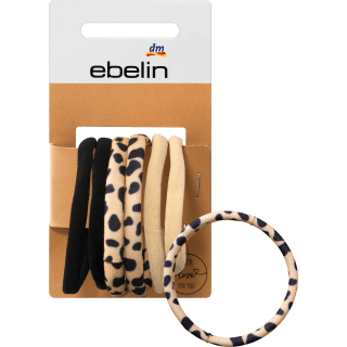 Haargummis Farb - Mix / Leo - Optik, 6 St - VivaVoss