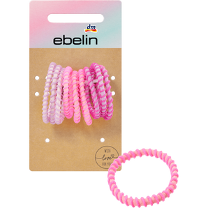 Haargummis gedreht Rosa - Töne, 9 St - VivaVoss