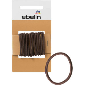 Haargummis klein/dünn braun, 15 St - VivaVoss