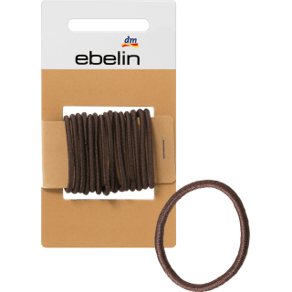 Haargummis klein/dünn braun, 15 St - VivaVoss