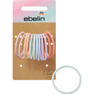 Haargummis mehrfarbig gestreift, 12 St - VivaVoss