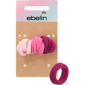 Haargummis mini weich rosa Farb - Mix, 12 St - VivaVoss